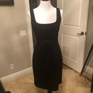 Elie Tahari sexy black dress with belt